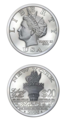 $20 Silver Liberty